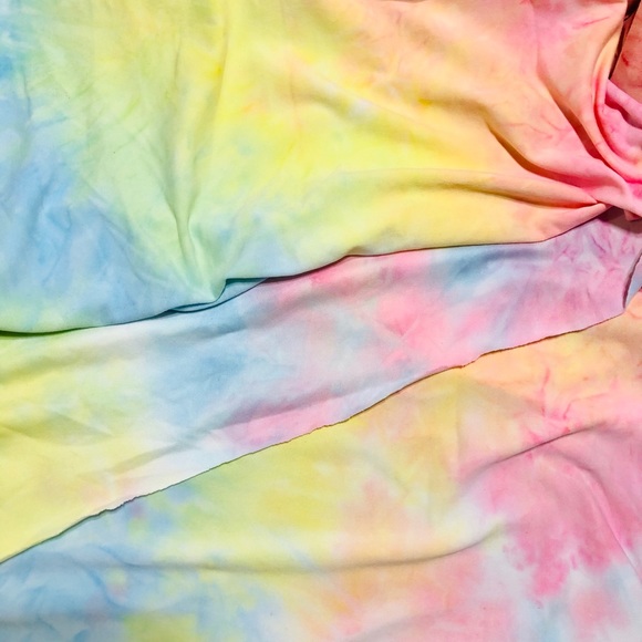 Pastel Tie Dye Print Fabric - Picture 1 of 3